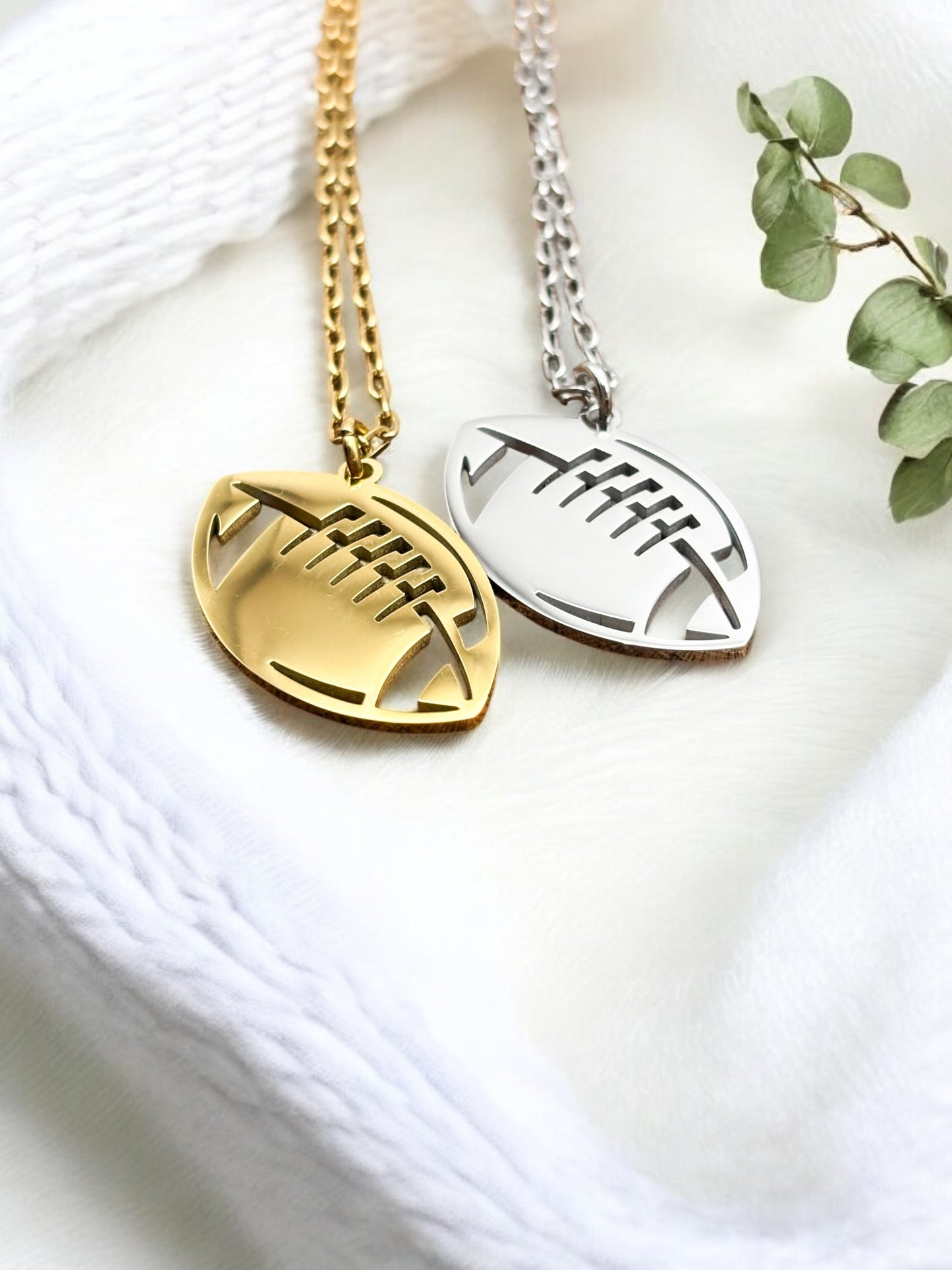 Football Charm Necklace