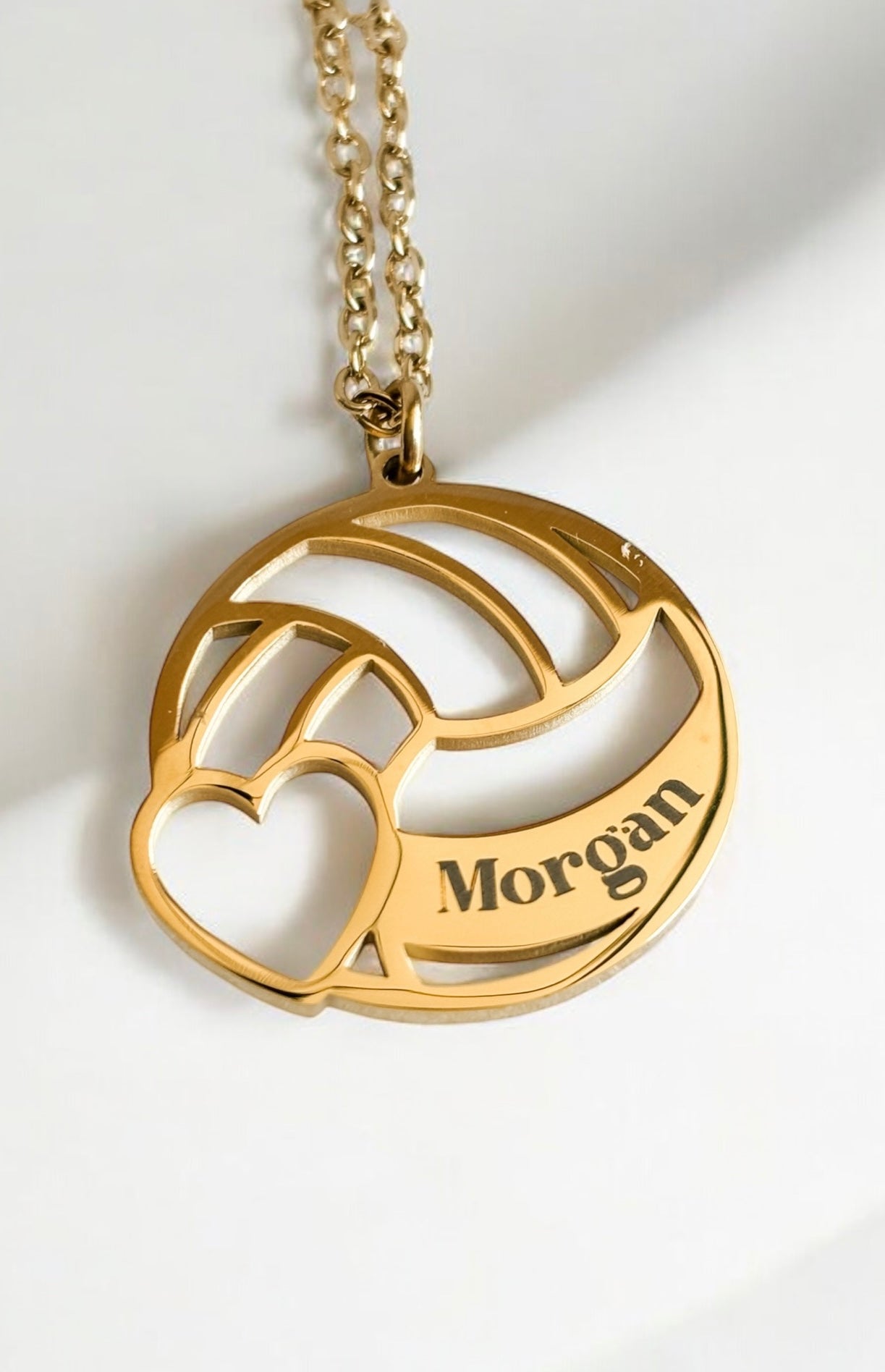 Volleyball Charm Necklace