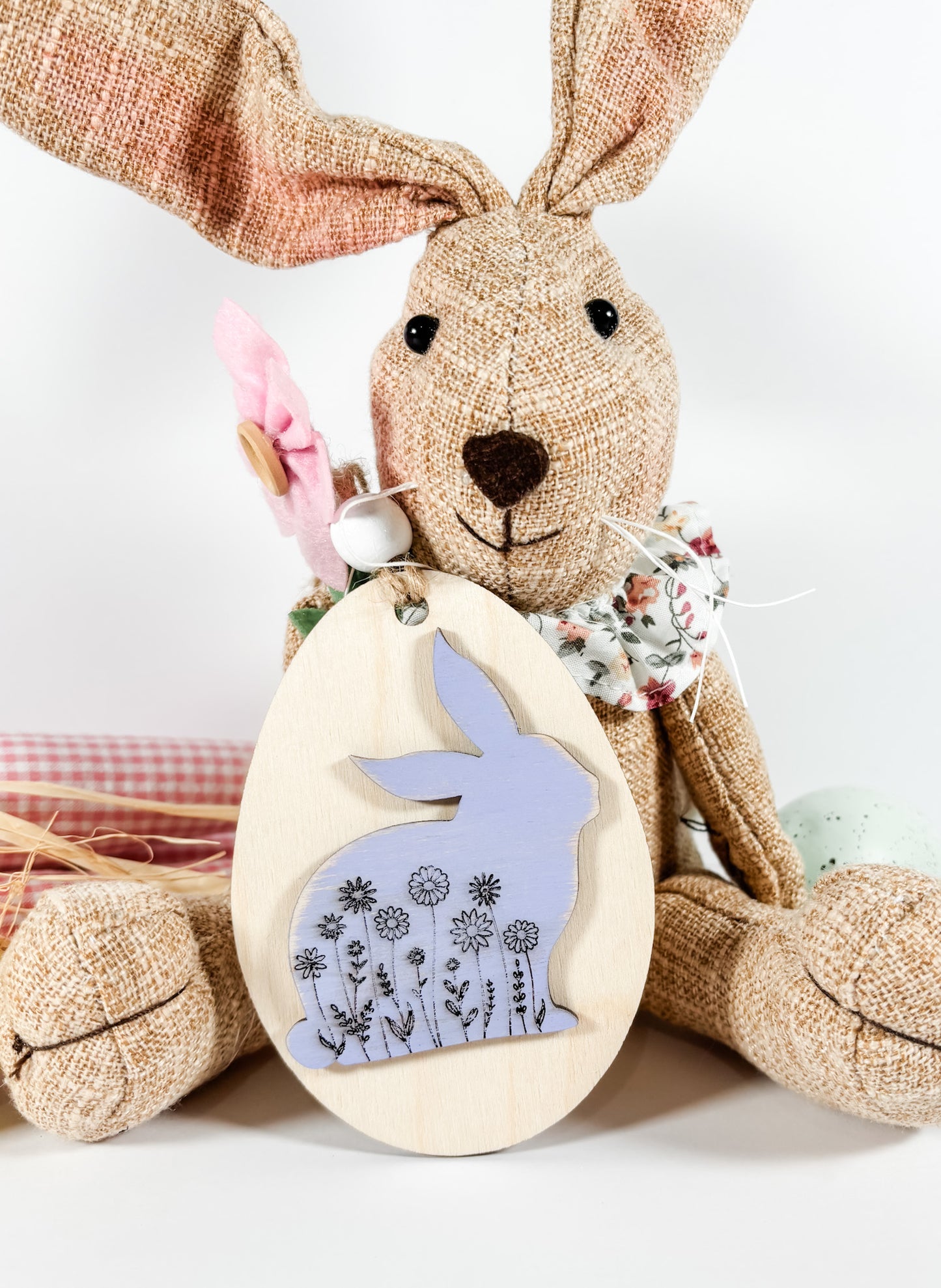 Garden Bunny Easter Tag