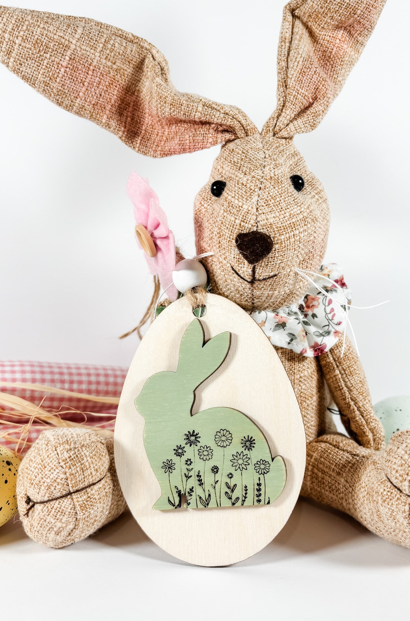 Garden Bunny Easter Tag