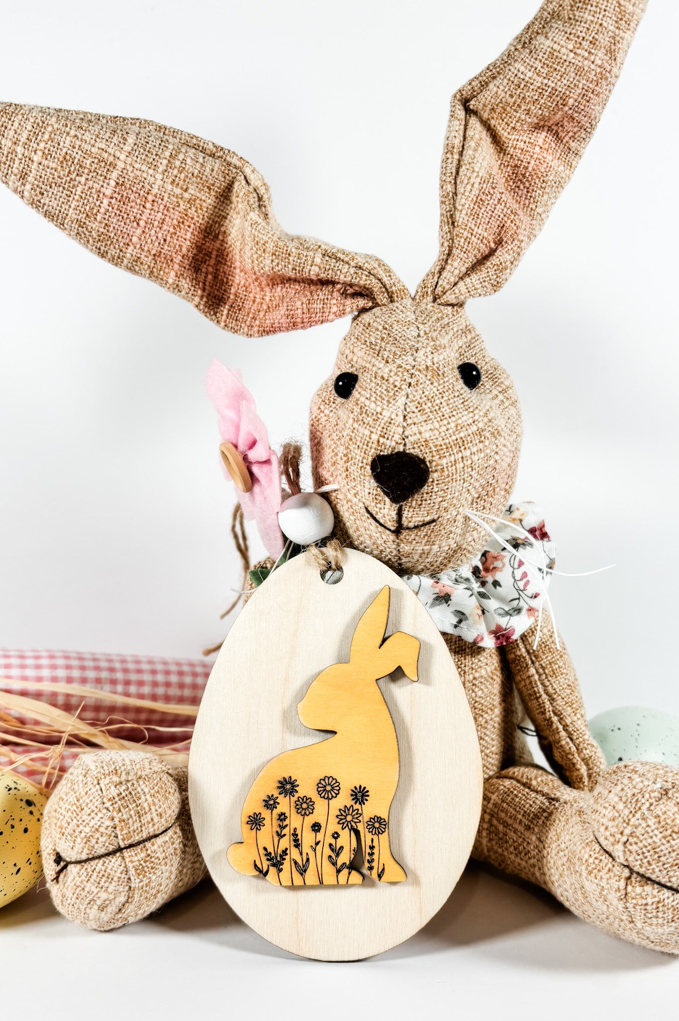 Garden Bunny Easter Tag