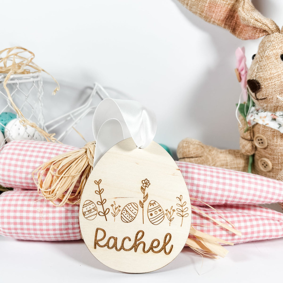 Easter Basket Egg Name Tag