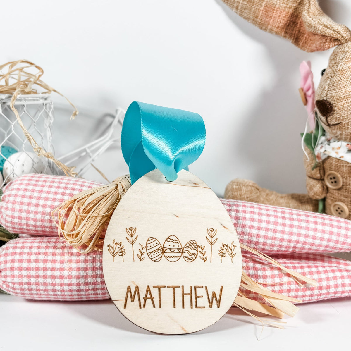 Easter Basket Egg Name Tag